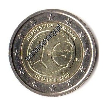 2 euro okolicznościowe Włochy 2009 "10-lecie"