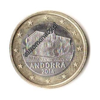 1 euro Andora 2014