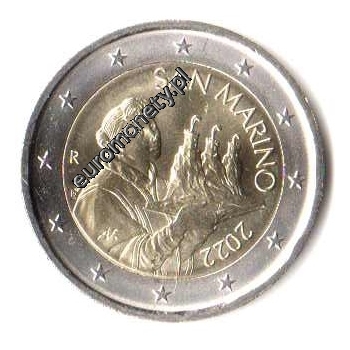 2 euro obiegowe San Marino 2022