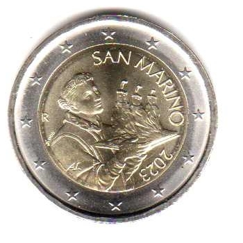 2 euro obiegowe San Marino 2023