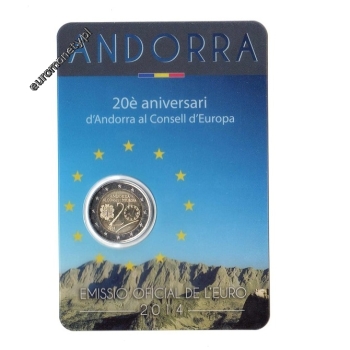 2 euro okolicznościowe Andora 2014