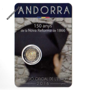 2 euro okolicznościowe Andora 2016 Reformy