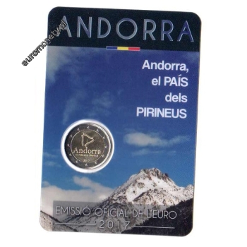 2 euro okolicznościowe Andora 2017 Pireneje