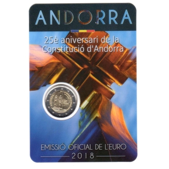 2 euro okolicznościowe Andora 2018 Konstytucja