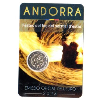 2 euro okolicznościowe Andora 2023 Słońce