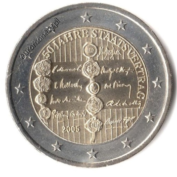 2 euro okolicznościowe Austria 2005
