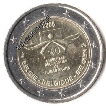 2 euro okolicznościowe Belgia 2008