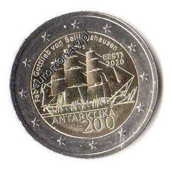 2 euro okolicznościowe Estonia 2020 Antarktyda
