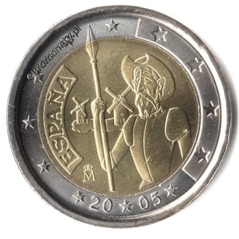 2 euro okolicznościowe Hiszpania 2005