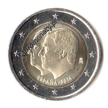 2 euro okolicznościowe Hiszpania 2014 - Król Filip VI