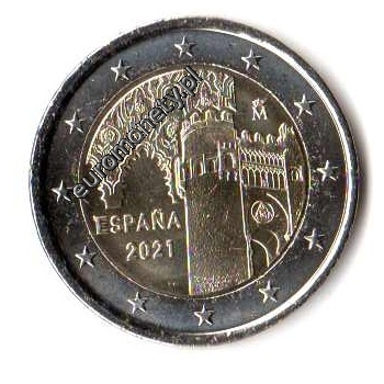 2 euro okolicznościowe Hiszpania 2021