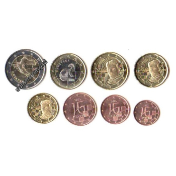 Komplet 8 monet obiegowych Chorwacja 2023
