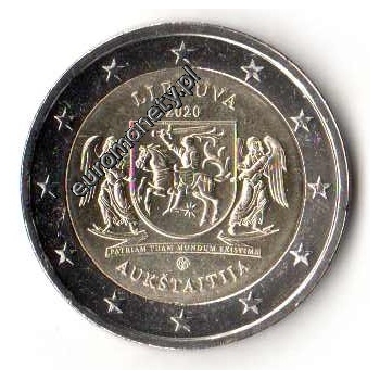 2 euro okolicznościowe Litwa 2020 Auksztota