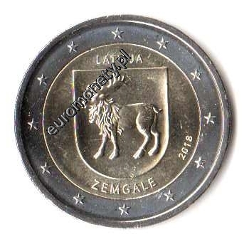 2 euro okolicznościowe Lotwa 2018 Semigalia