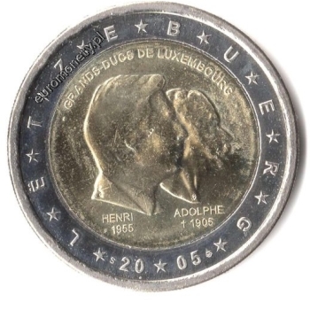 2 euro okolicznościowe Luksemburg 2005