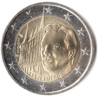 2 euro okolicznościowe Luksemburg 2007