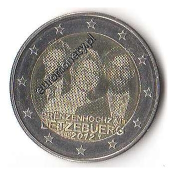 2 euro okolicznościowe Luksemburg 2012 Ślub