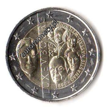 2 euro okolicznościowe Luksemburg 2015 Dynastia