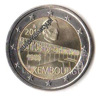 2 euro okolicznościowe Luksemburg 2016 Most