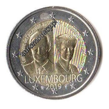 2 euro okolicznościowe Luksemburg 2019 Charlotte