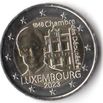 2 euro okolicznościowe Luksemburg 2023 Izba