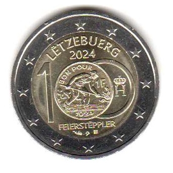 2 euro okolicznościowe Luksemburg 2024 Feiersteppler