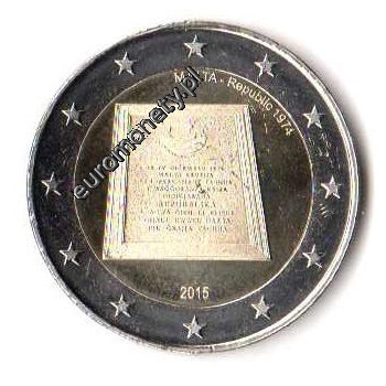 2 euro okolicznościowe Malta 2015 Proklamacja