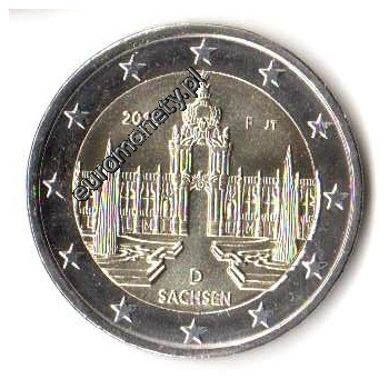 2 euro okolicznościowe Niemcy 2016 - Landy - Saksonia