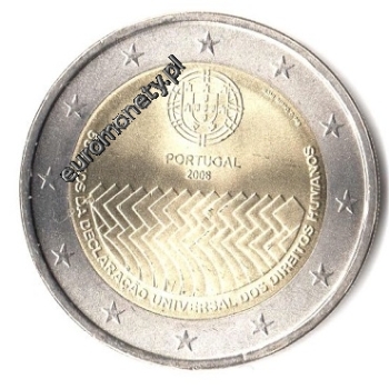 2 euro okolicznościowe Portugalia 2008