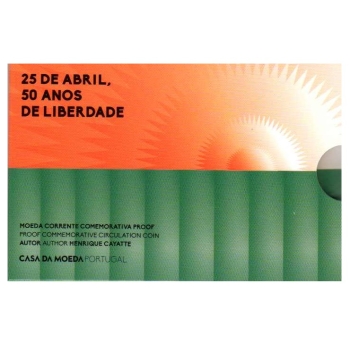 2 euro okolicznościowe Portugalia 2024 - Rewolucja - LUSTRO