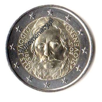 2 euro okolicznościowe Słowacja 2015 - Stur