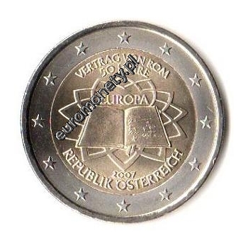 2 euro okolicznościowe Austria 2007 - Traktaty Rzymskie