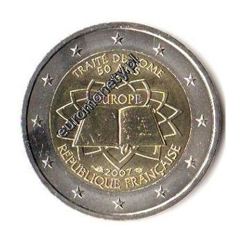 2 euro okolicznościowe Francja 2007 - Traktaty Rzymskie