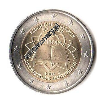 2 euro okolicznościowe Niemcy 2007  - Traktaty Rzymskie