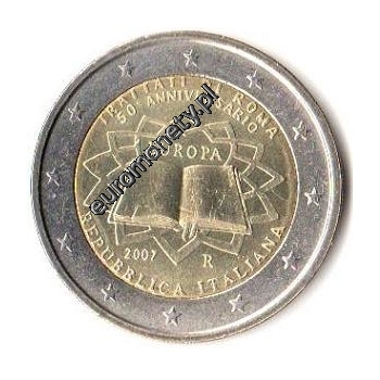 2 euro okolicznościowe Włochy 2007 - Traktaty Rzymskie