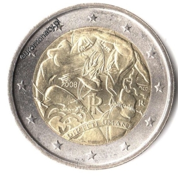 2 euro okolicznościowe Włochy 2008