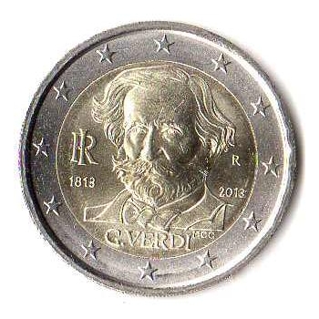 2 euro okolicznościowe Włochy 2013 Verdi