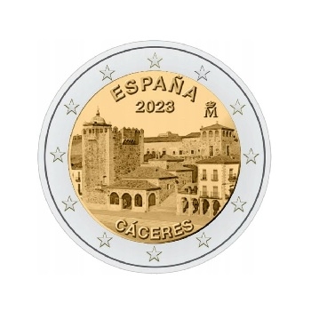 2 euro okolicznościowe Hiszpania 2023 - Caceres