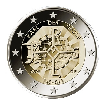 2 euro okolicznościowe Niemcy 2023 - Karol Wielki